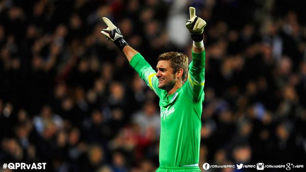 Robert Green, uno de los héroes de la victoria (Fotografía: Twitter QPR)