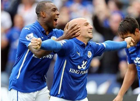 Cambiasso, un cuerpo extraño en el Leicester. (Fotografía: Leicester City)