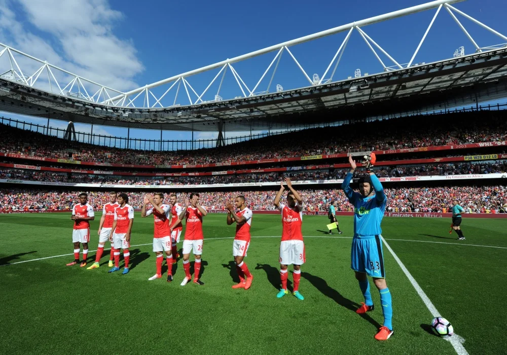 Petr Cech ejerció como capitán en la primera jornada | Fotografía: Arsenal pics