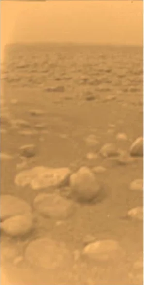 A Titan moonscape