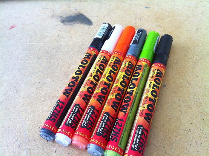 Experimenting with Molotow paint pens for the first time. Not sure how I'd never heard of these before. They're amazing!