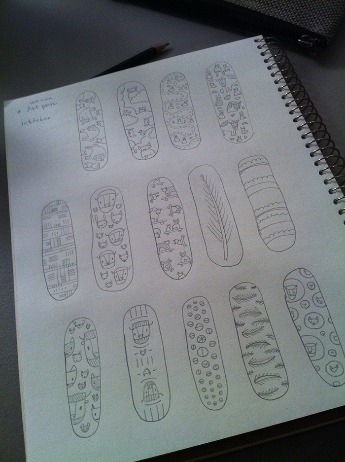 Initial sketches and ideas