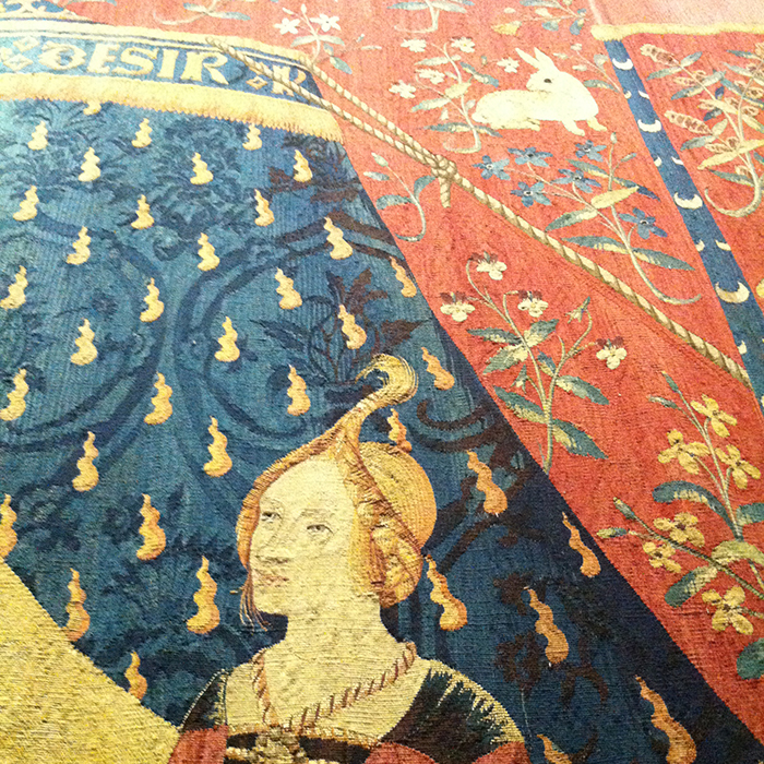 Tapestry at Cluny museum
