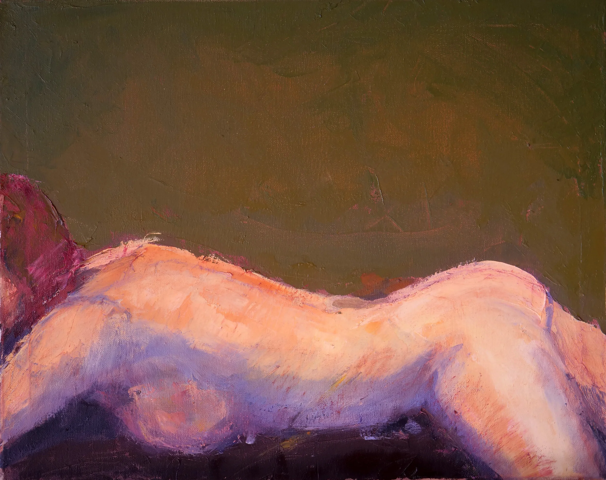 Nude Boston, oil on canvas (16"x20")