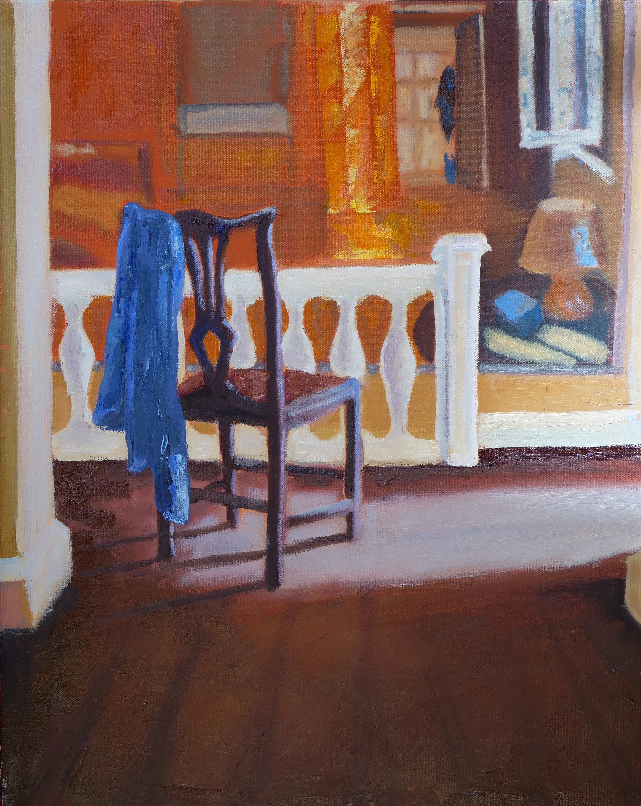 Homage to Daniel Kohn, Oil on canvas (16"x20")