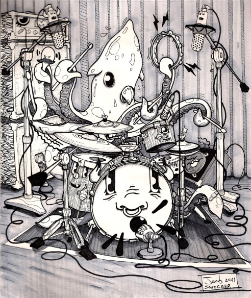 Squid Drummer