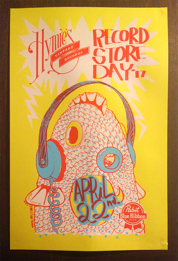 2017 Hymie's Record Store Day poster