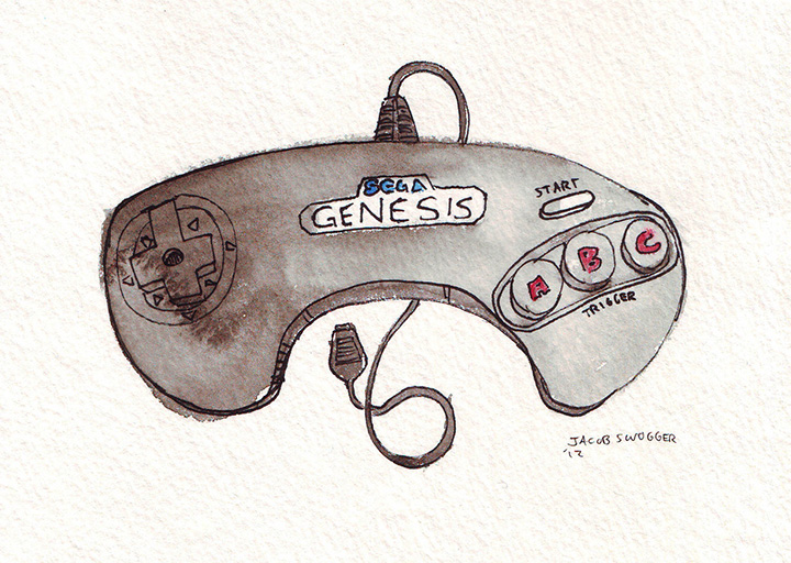 Sega Genesis 3 button