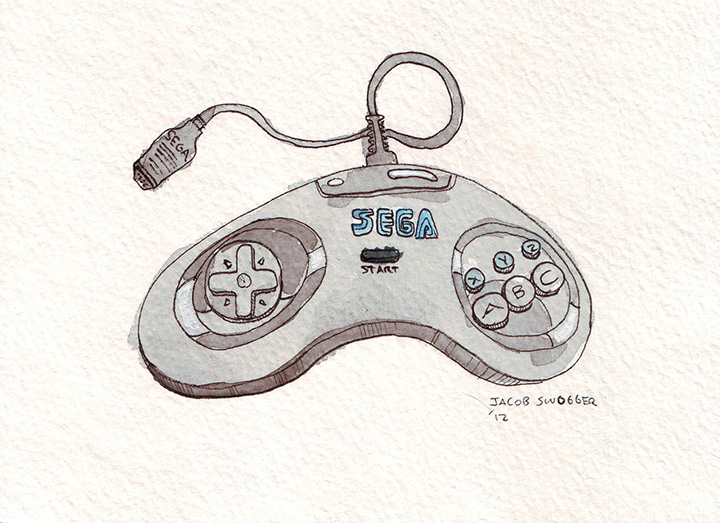 Sega Six Button Controller 1