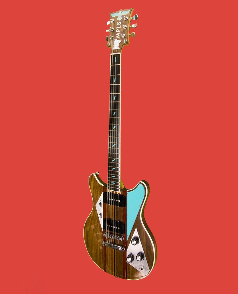 Baritone, teal accents