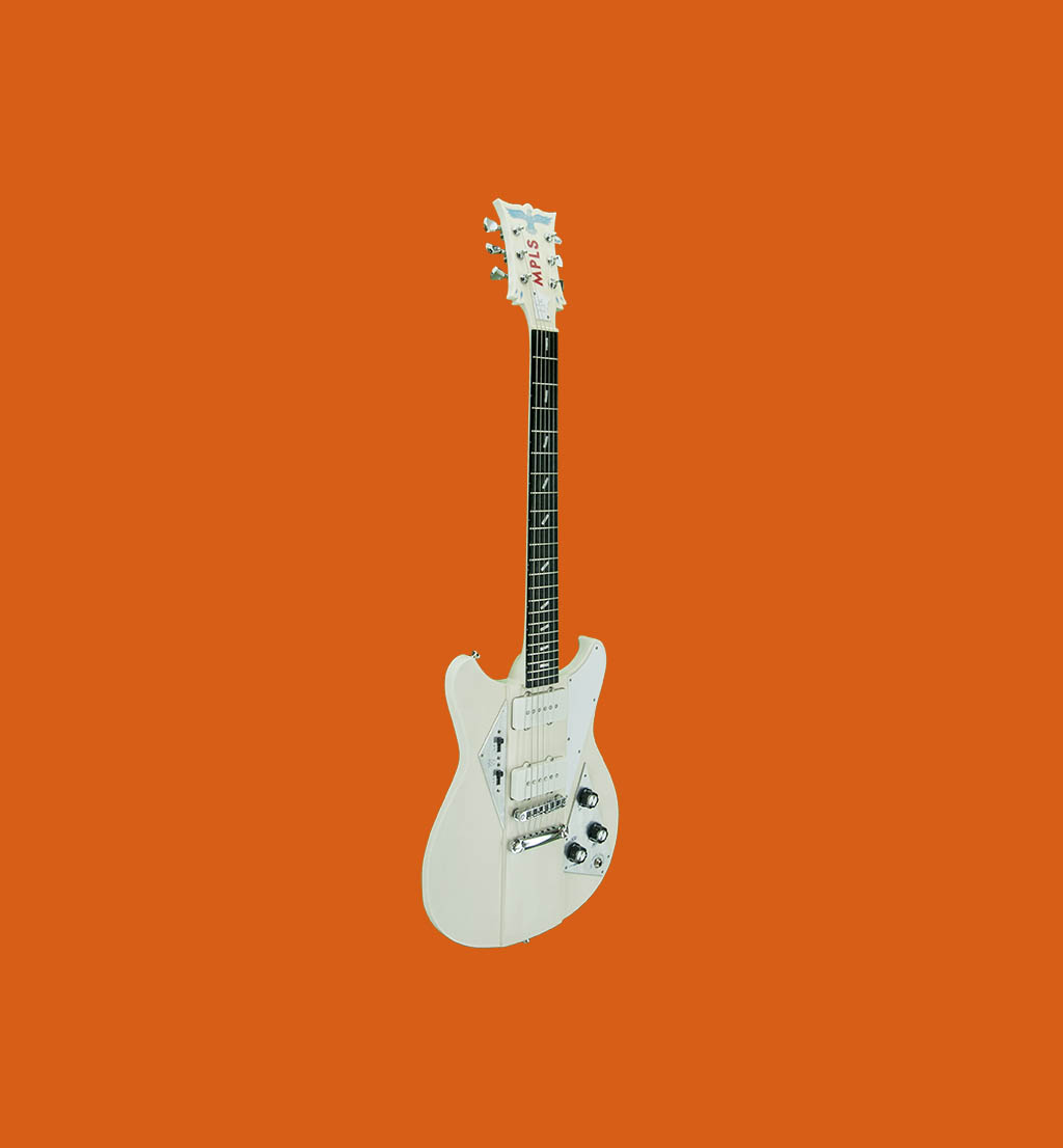 Guitar, 25" Scale white