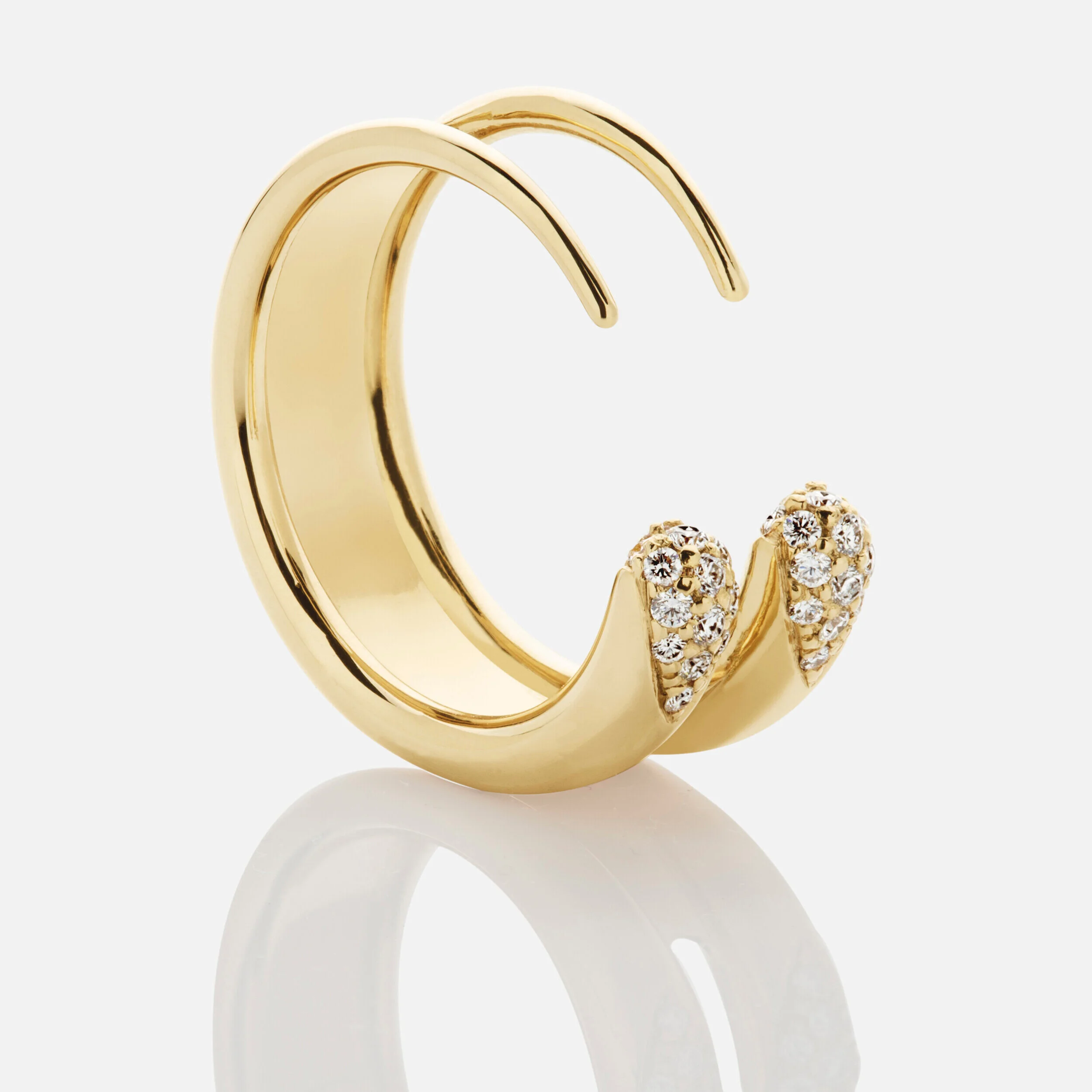 Diamond Claw Double Ringlet