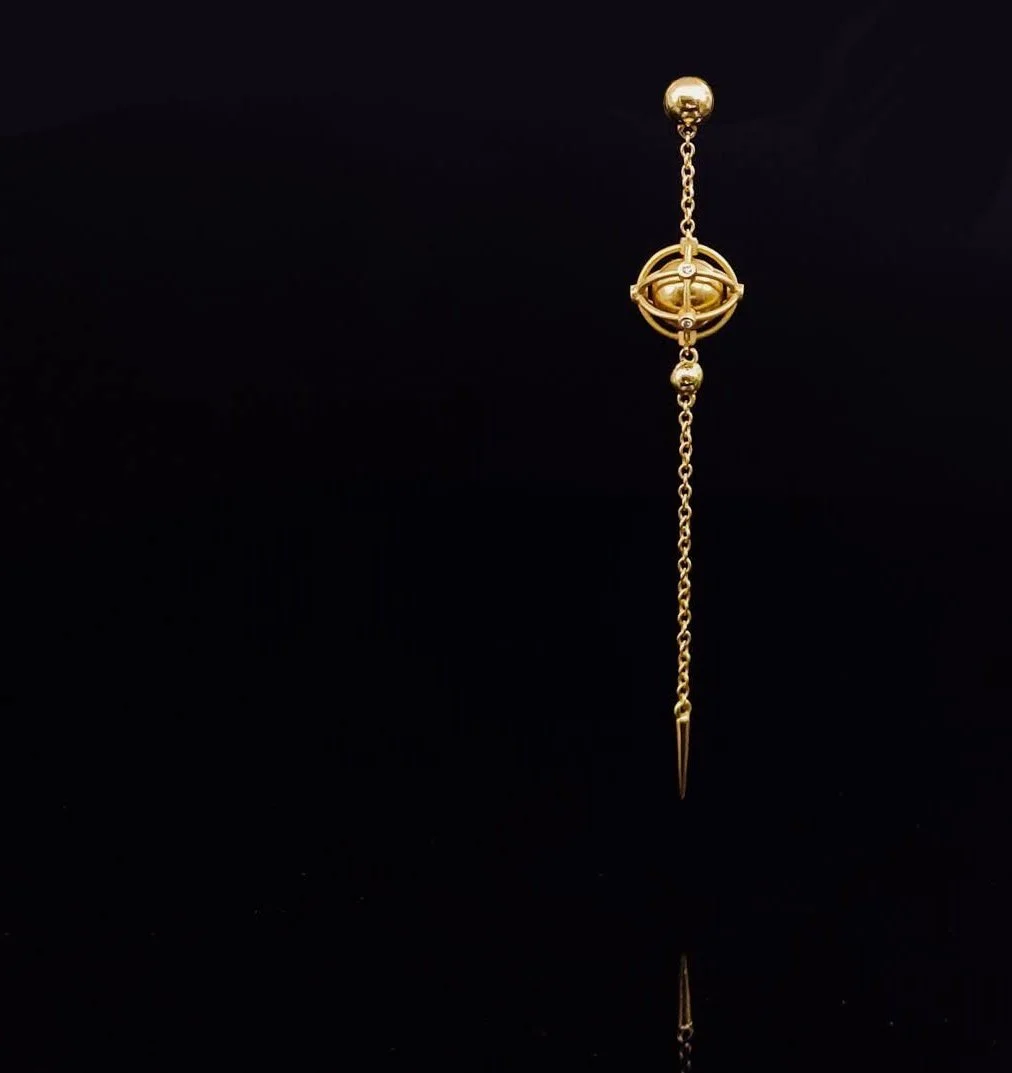 gold earring drops 