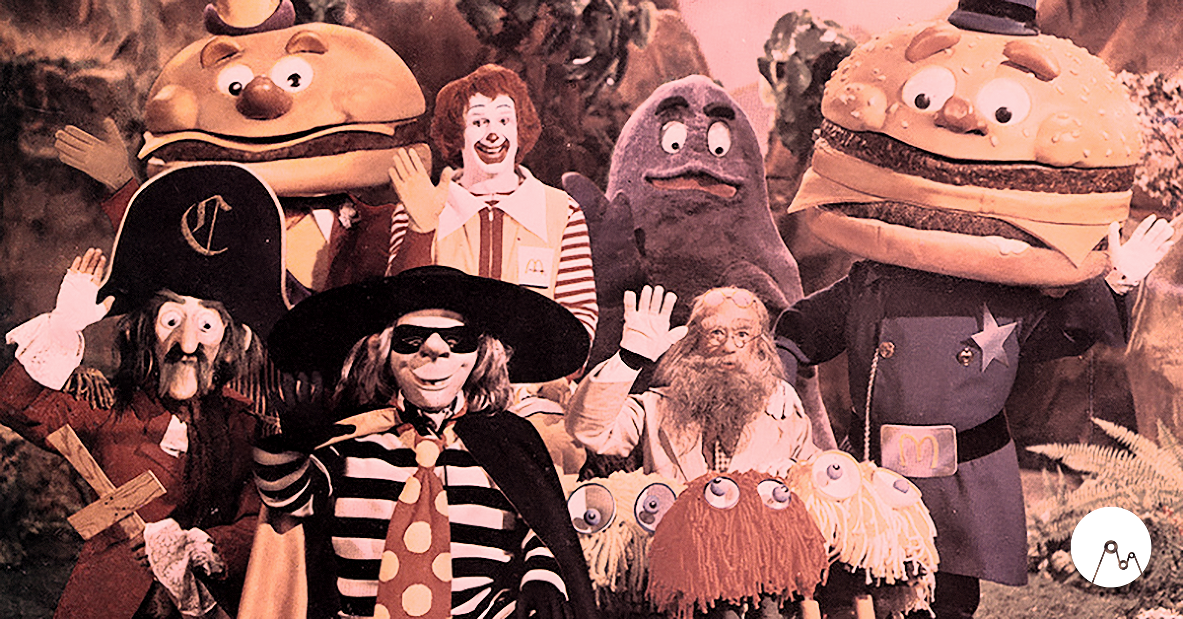 The original look and feel of the Hamburglar, Mayor McCheese, and other friends