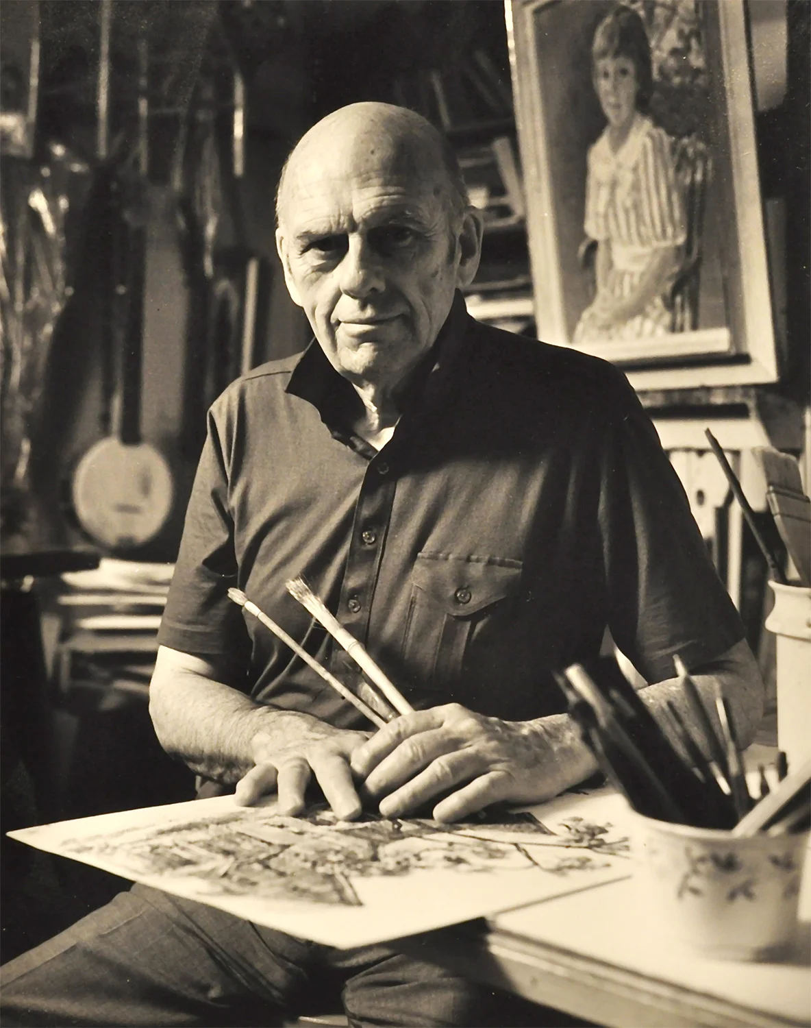 John C. Menihan at 80 (1988) Photo by John C. Menihan, jr