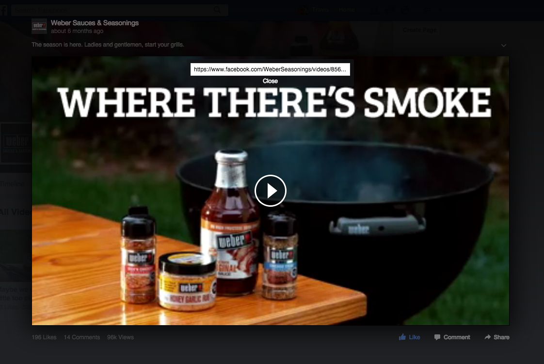  Click thru to video!  (Note: You may need to be signed into Facebook for reliable viewing) 