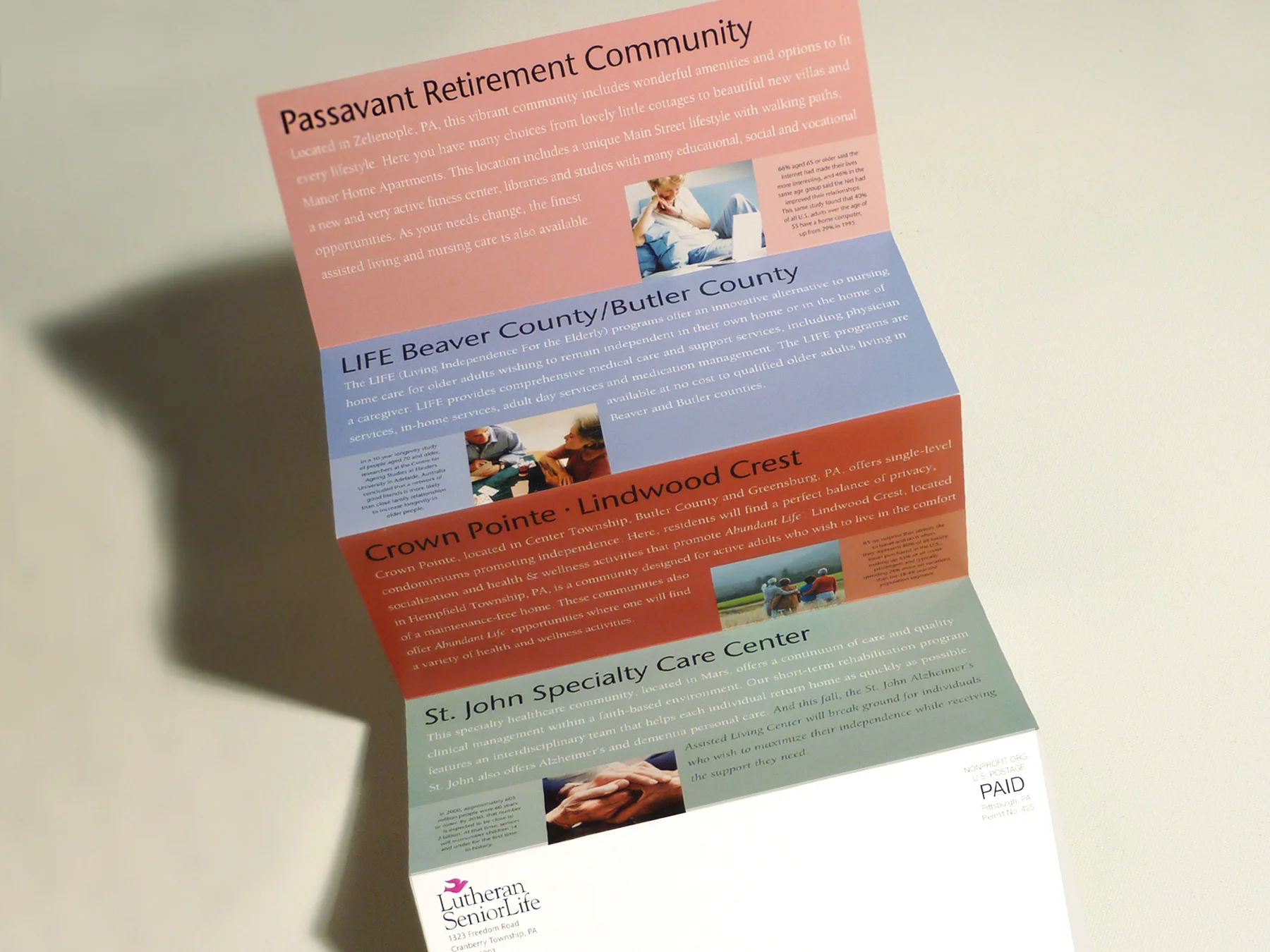 Lutheran SeniorLife capabilities direct mail (back)