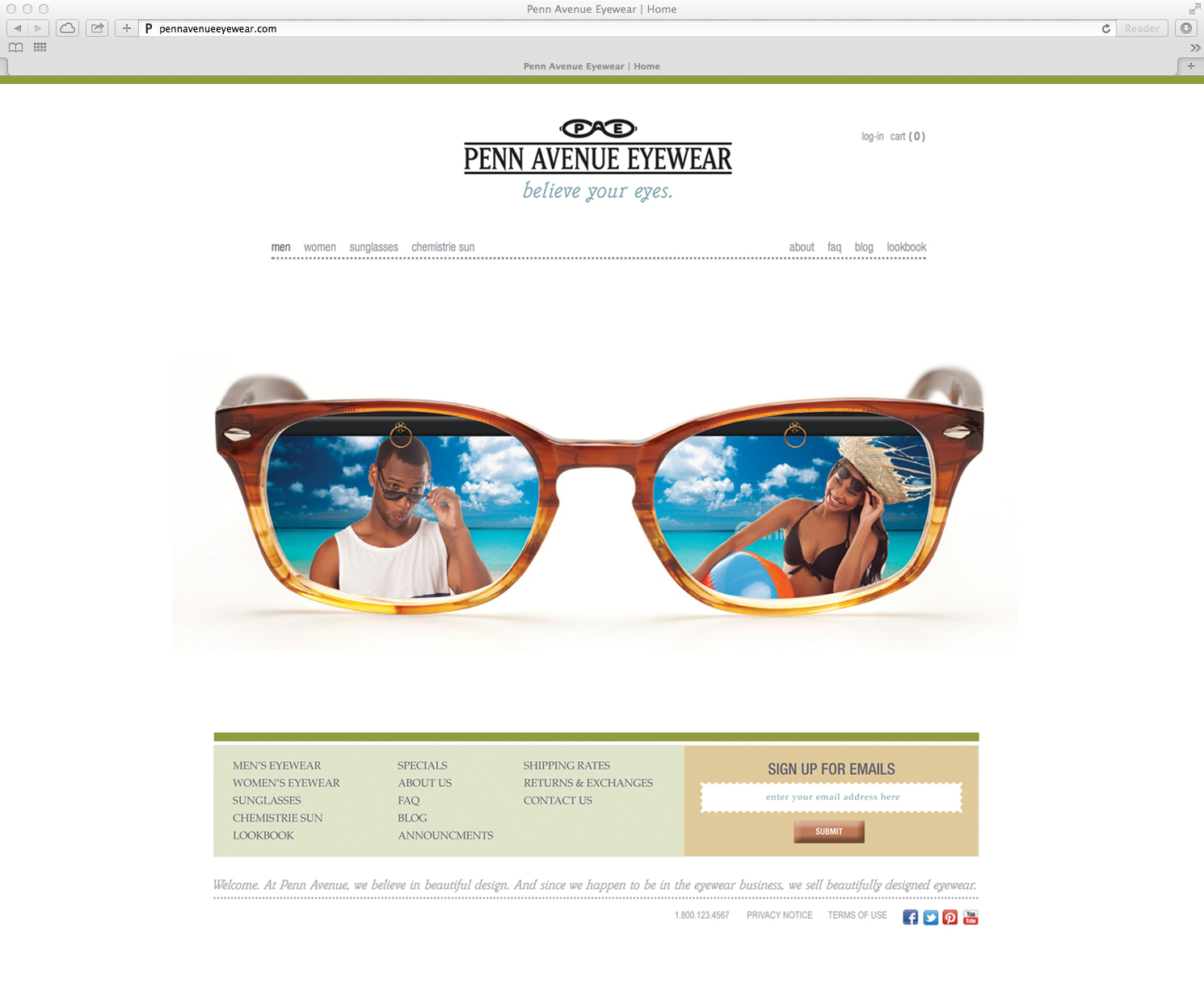 Penn Avenue web site 2 of 6 (home)