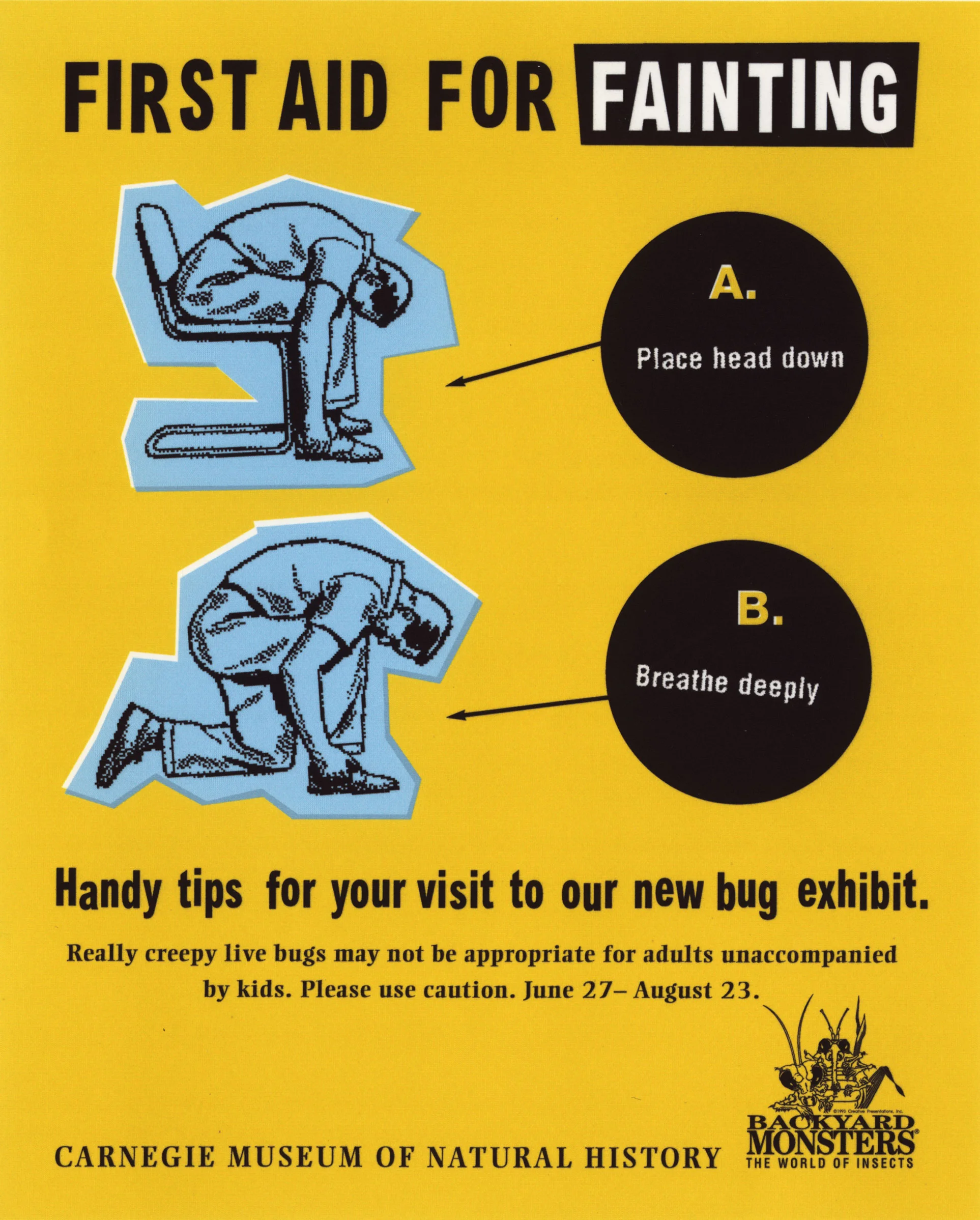 Carnegie Museum of Natural History bugs exhibit poster 2 of 3