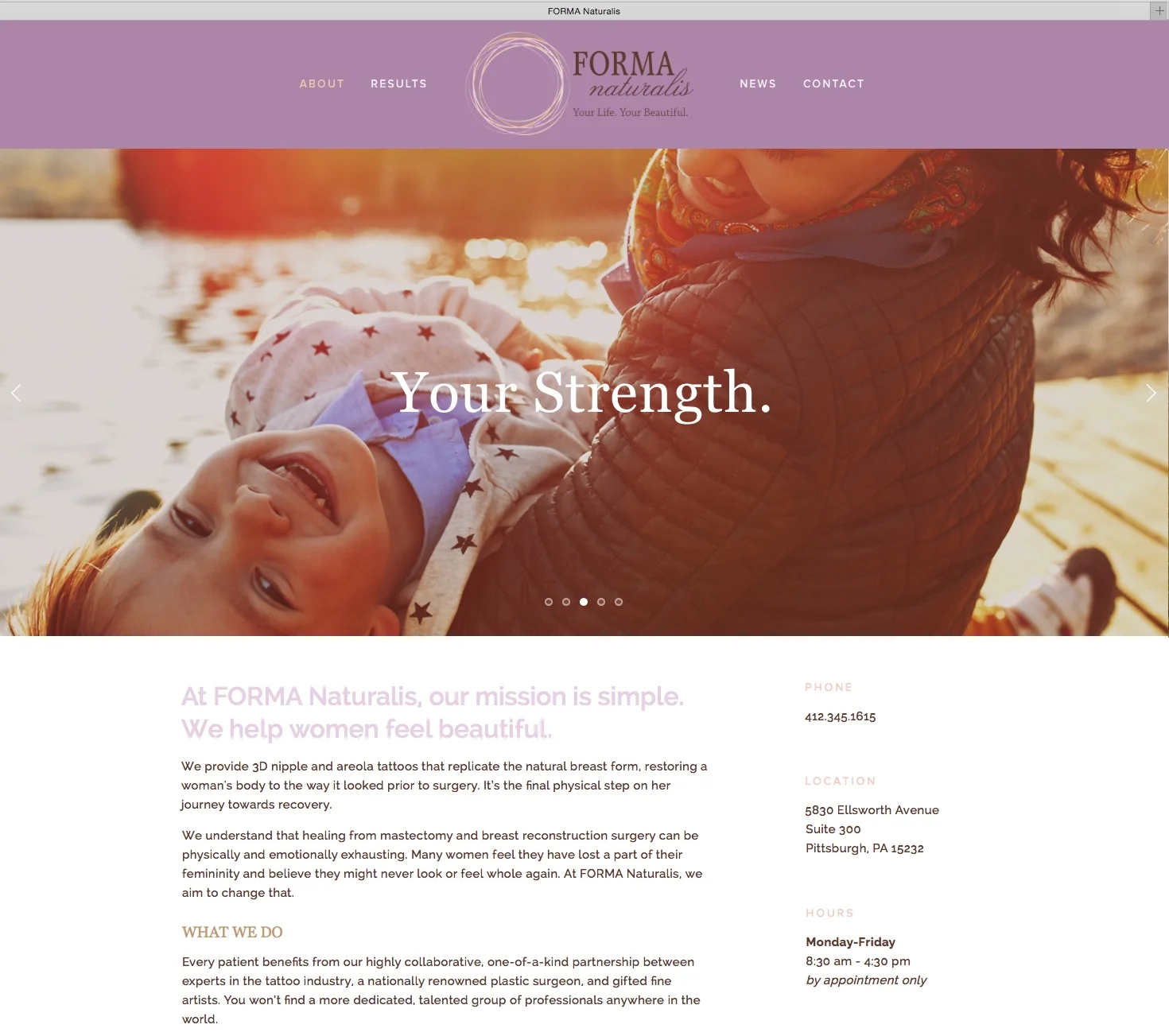 FORMA Naturalis website (2 of 4)