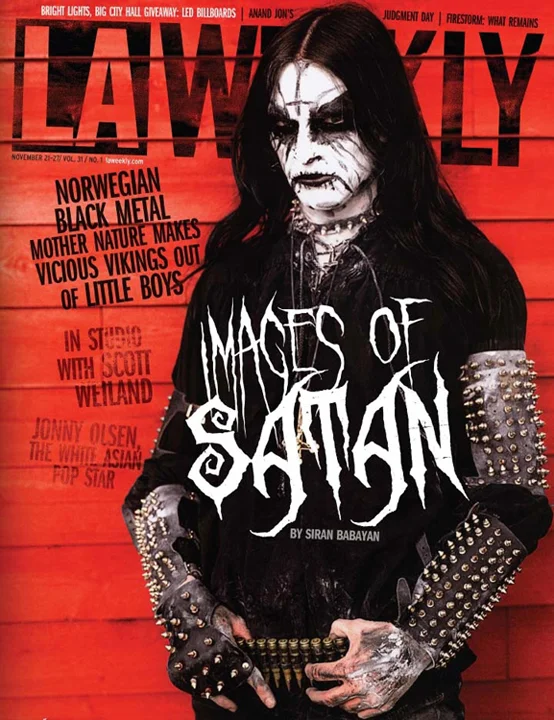 King ov Hell on LA Weekly cover