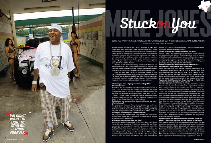 Mike Jones for XXL magazine