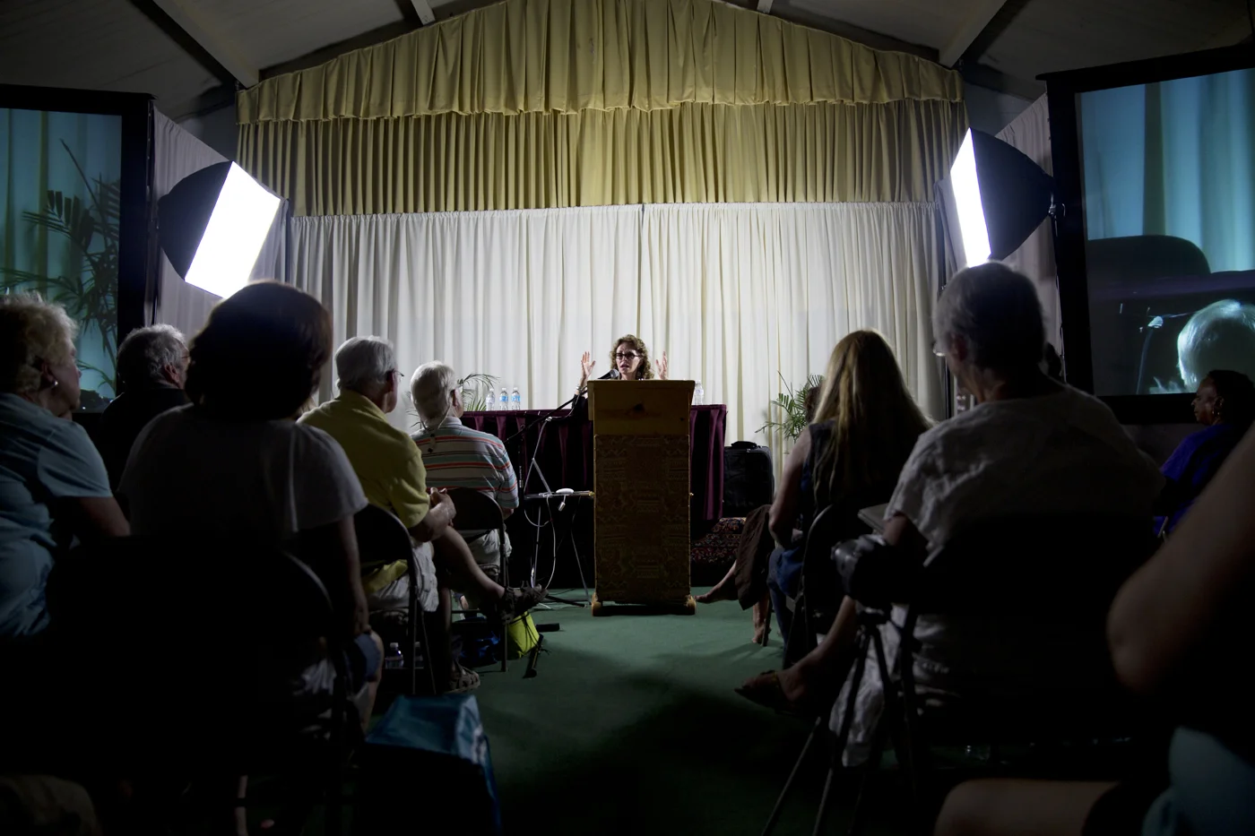 Linda Moulton Howe lecture at Contact in the Desert