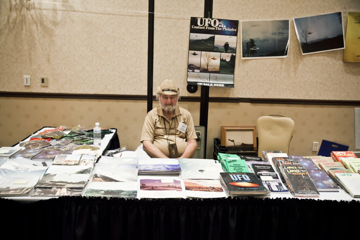 Vendor at MUFON conference. Las Vegas, NV