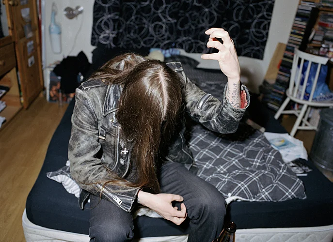 Fenriz in his bedroom