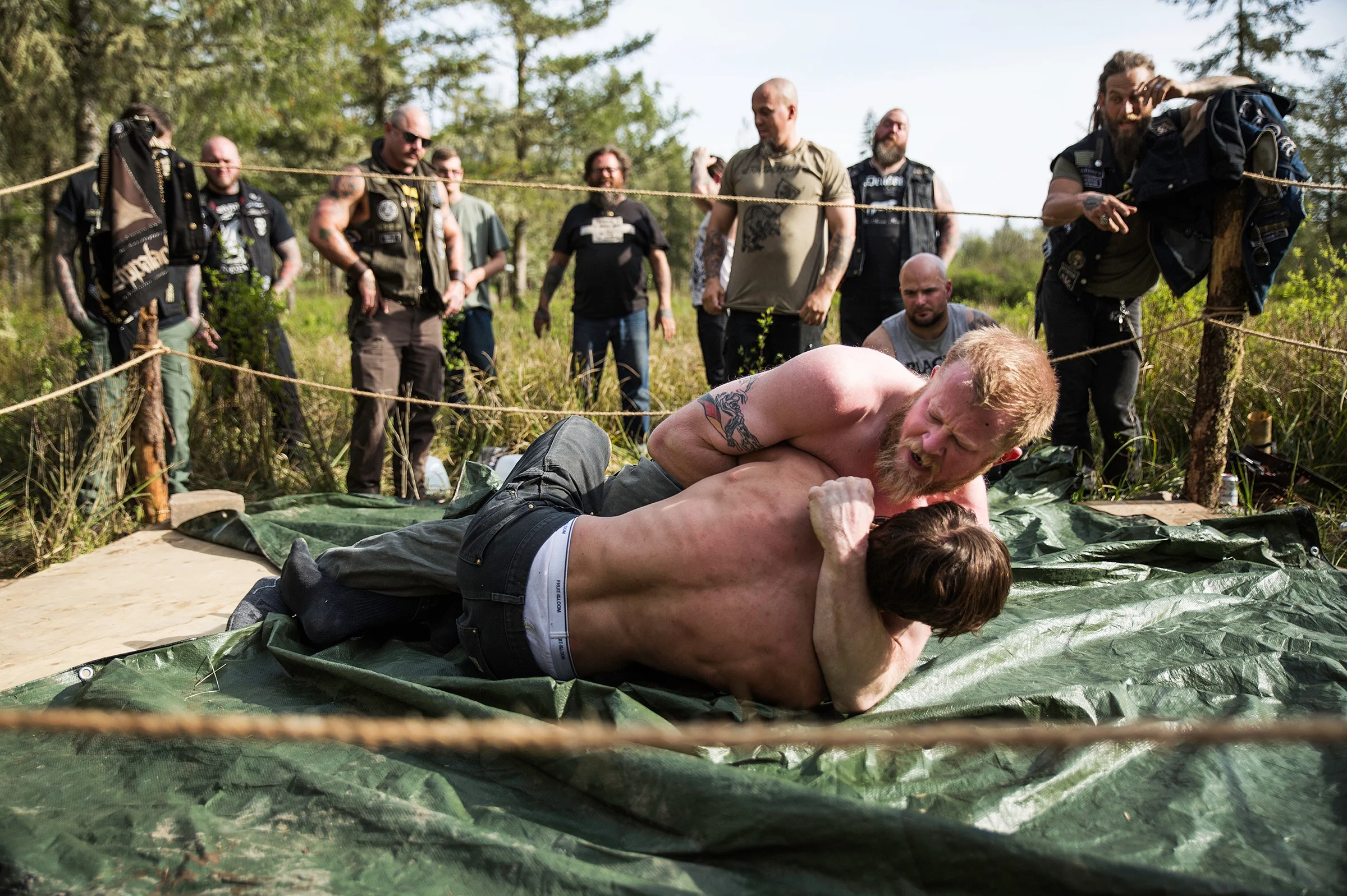 Rolling in Cascadia's Back Woods Boxing Ring