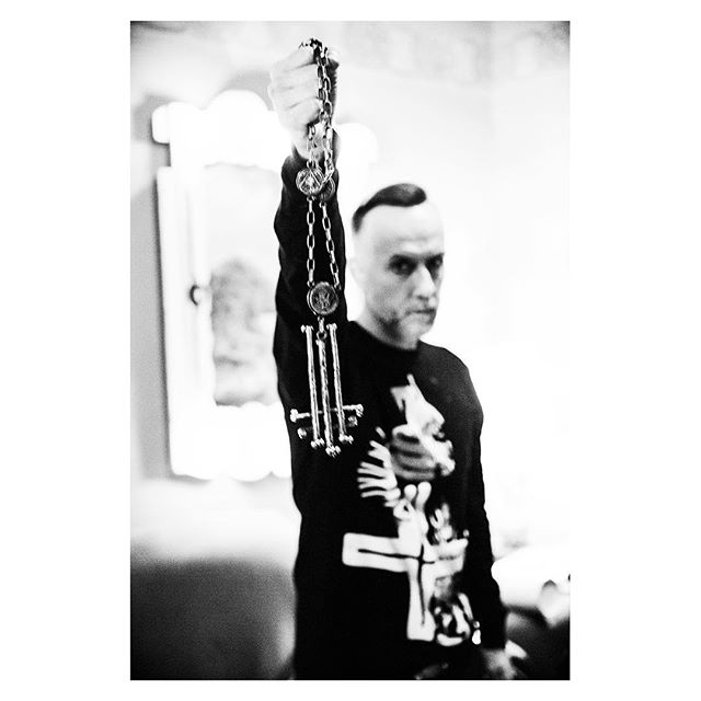 Nergal backstage in Portland
&bull;
New batch of TNBM shirts available for pre-order now at peterbeste.com/store