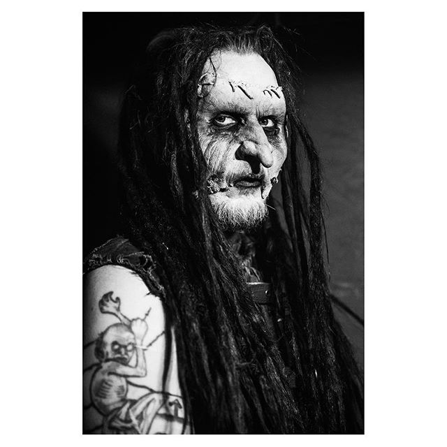 Mortiis in his dressing room last night