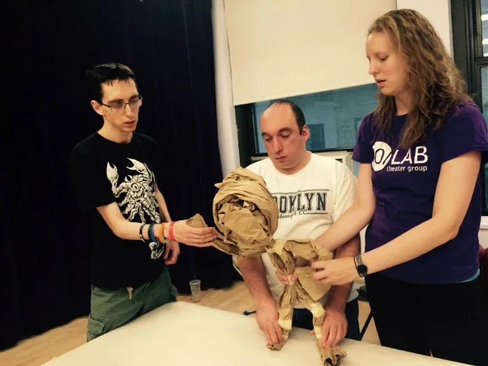 Some participants in a master class I taught at CO/LAB Theater Group