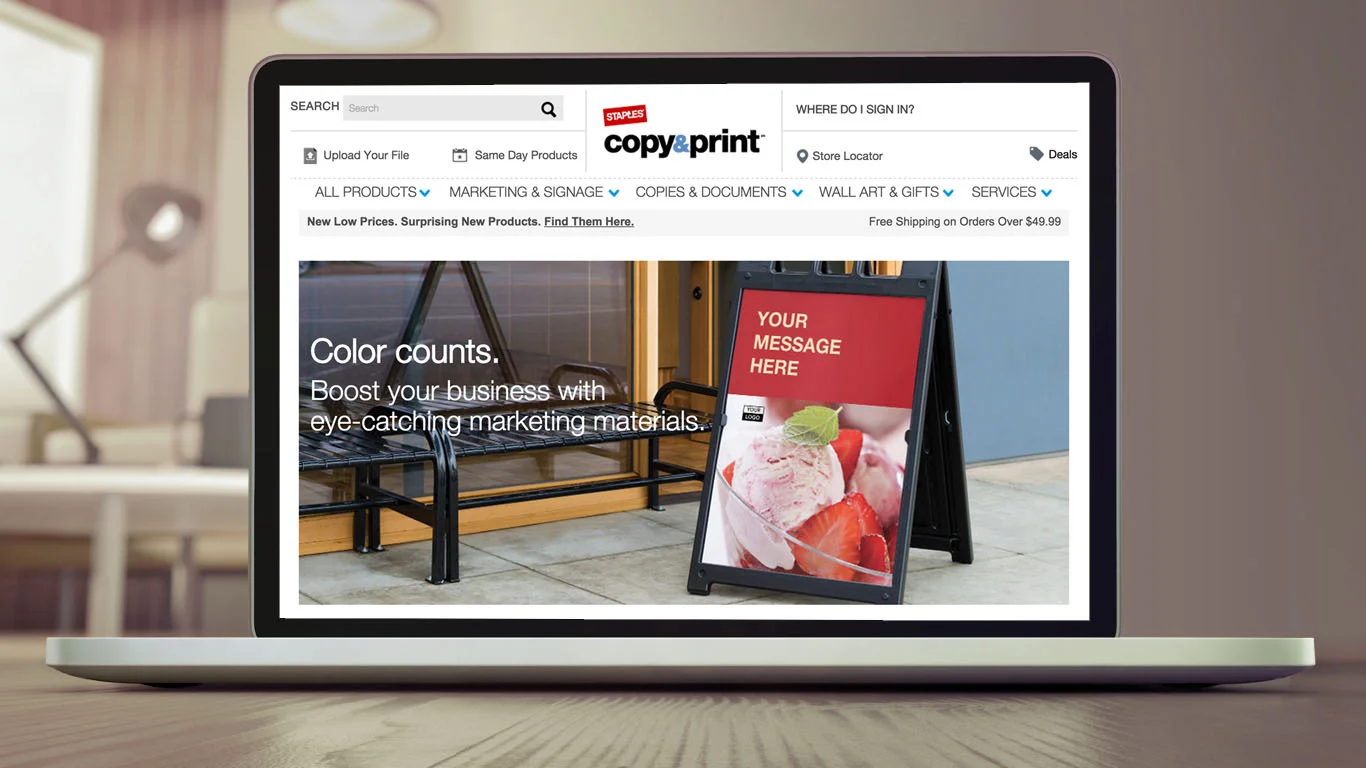 simple print staples