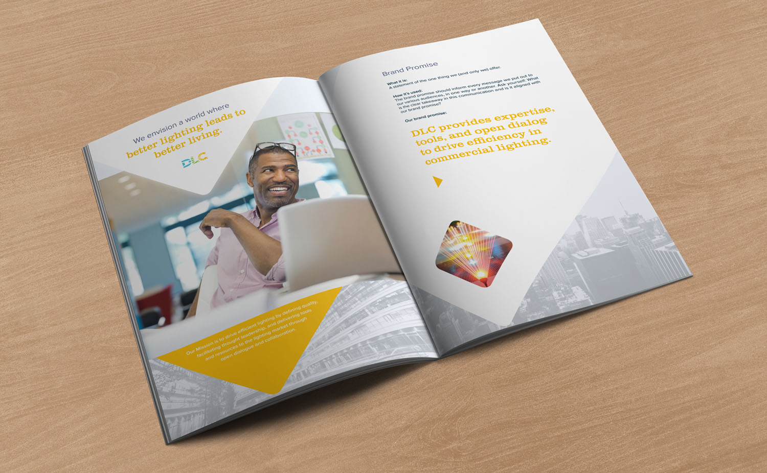 The Brand guide, interior spread.