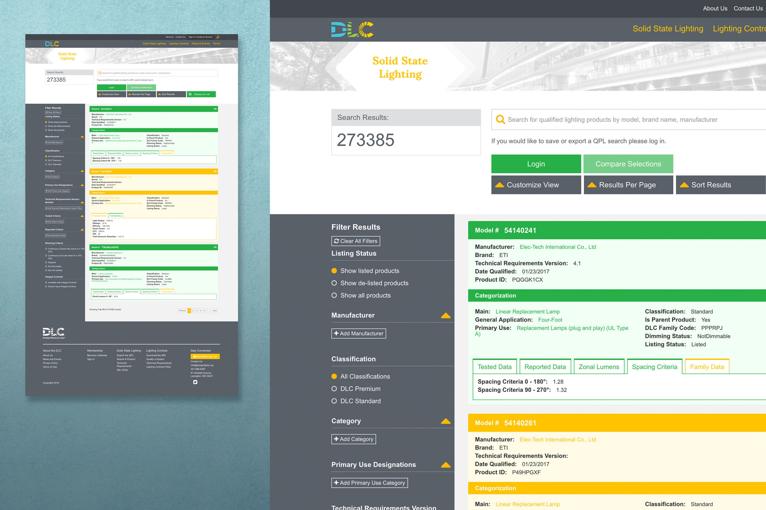 improved search and filtering capabilities.