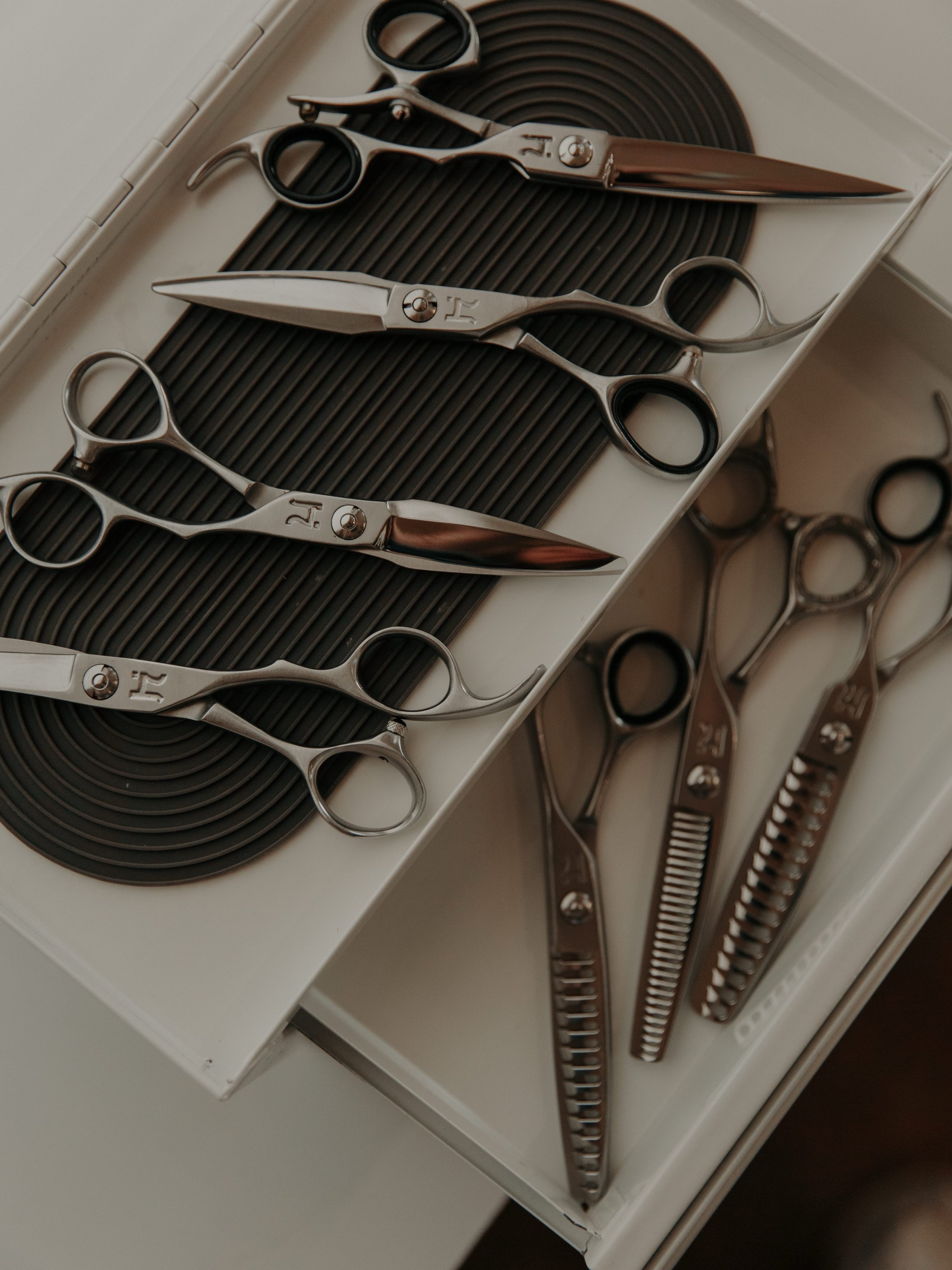 The details matter. Japanese steel. A precise convex edge. Keeping our tools and space clean and organized. Providing our stylists with premium tools.

The first time I used my brand new @hanzonation shears, I thought &ldquo;Wow. I&rsquo;m a hairstyl