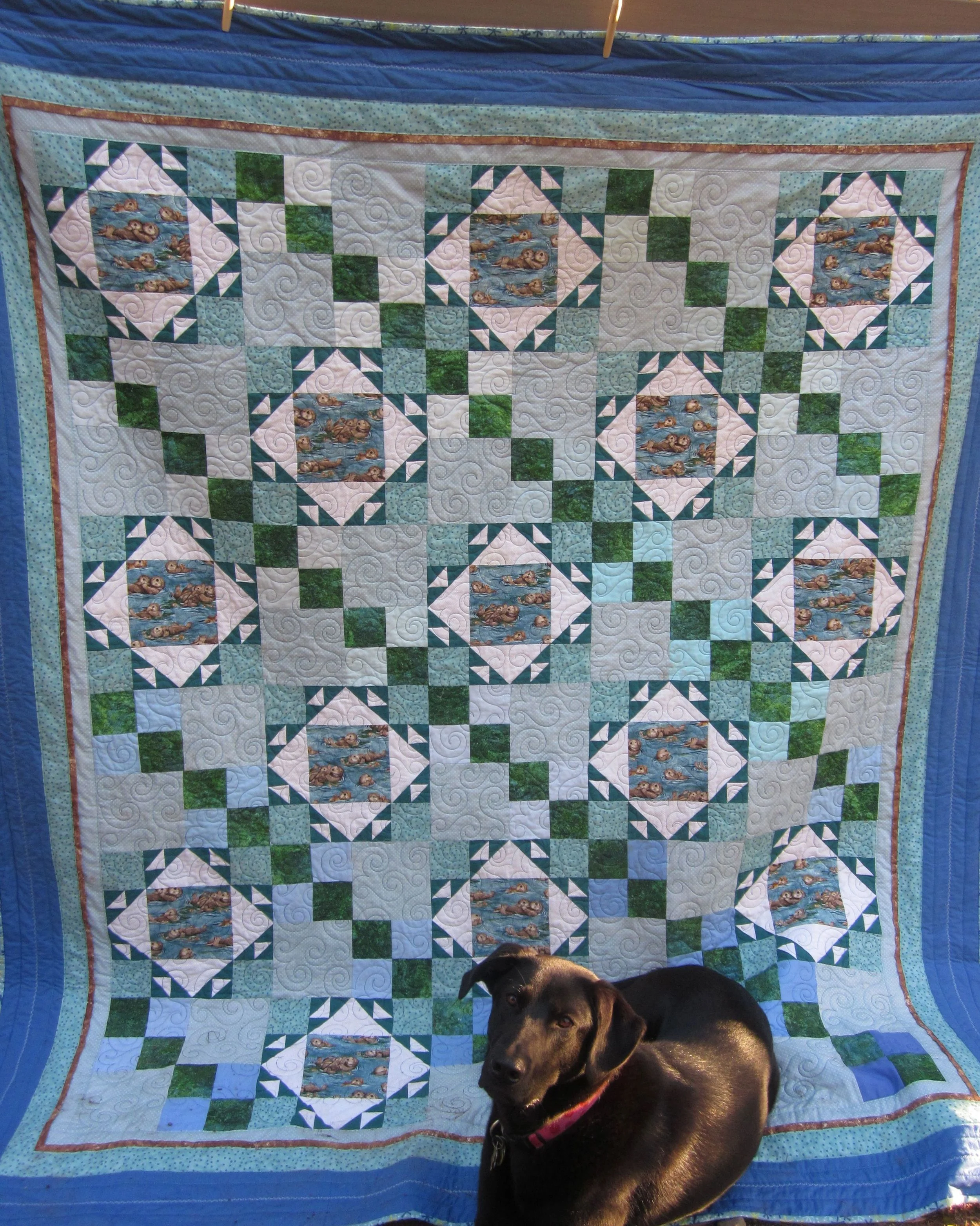 Quilt Hazel and Sea Otter quilt.jpg