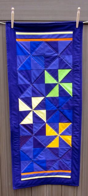 Purple Study table runner 2014