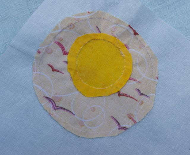 Back side of a Reverse Circle embedded in a larger Reverse Circle