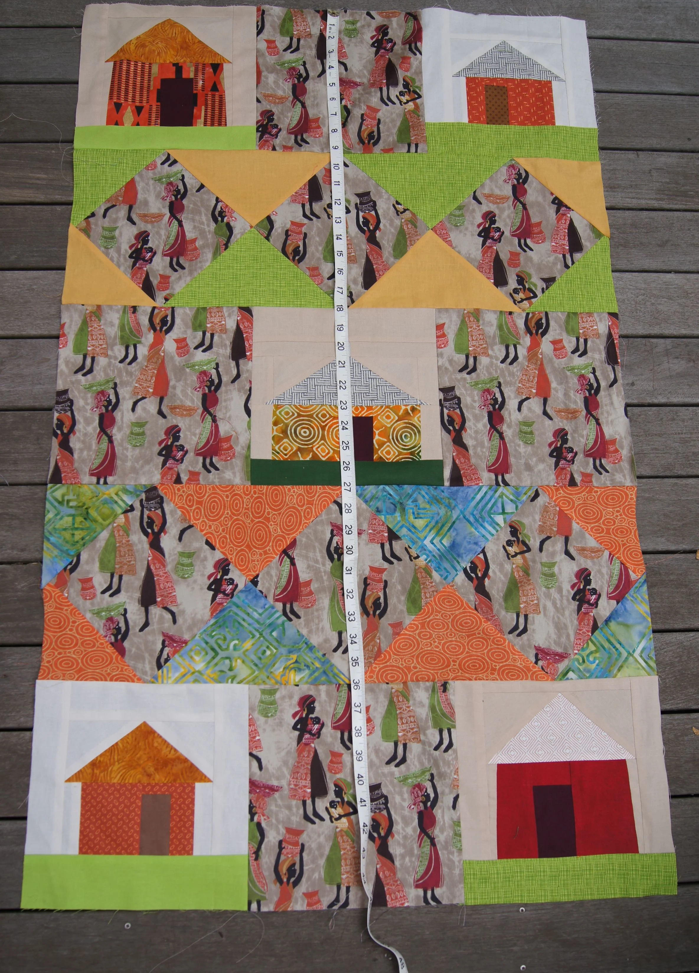 AfricanVillageQuiltMeasuring.jpg