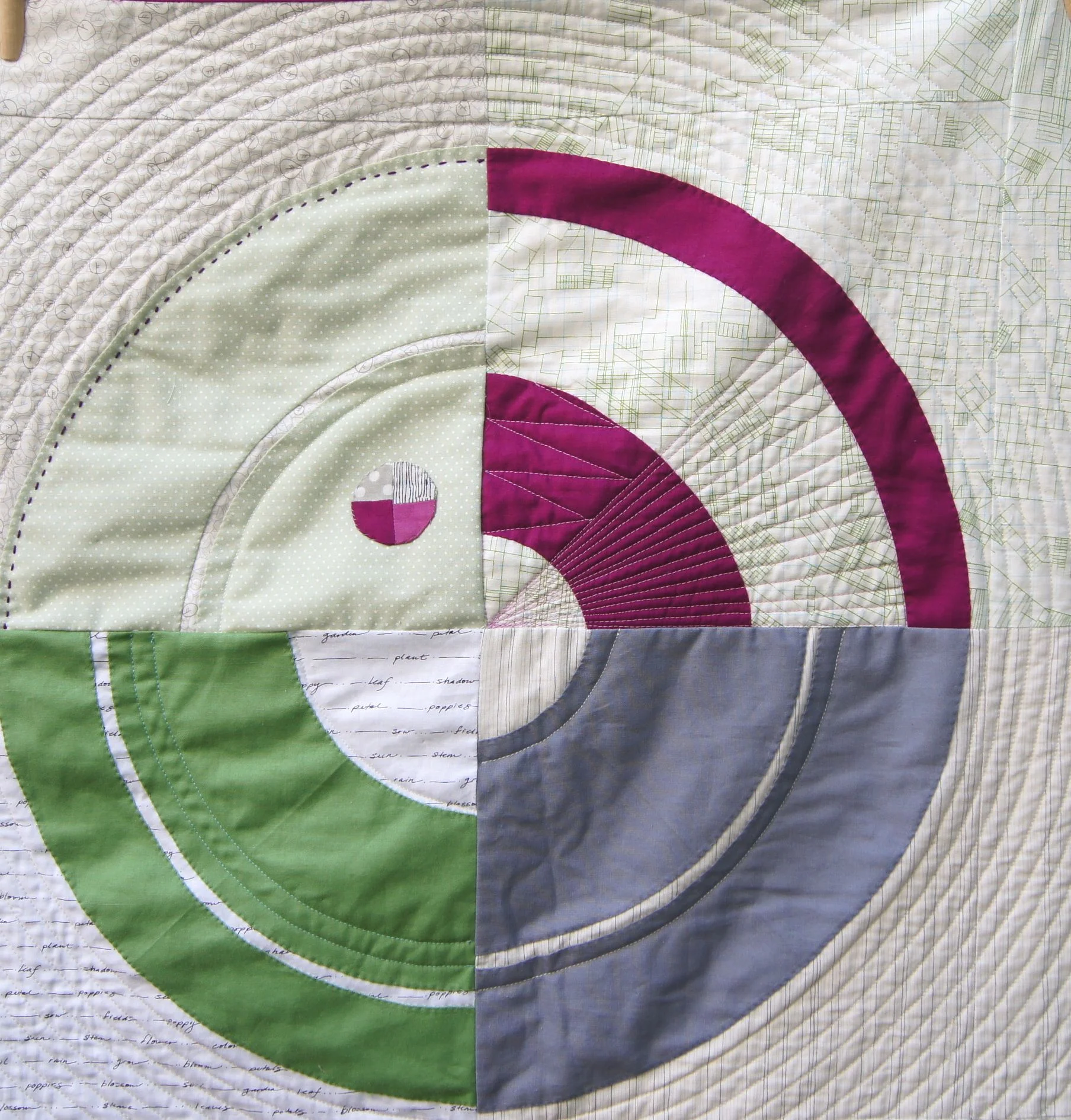 Detail, Bulls-Eye Pattern by Carolyn Friedlander