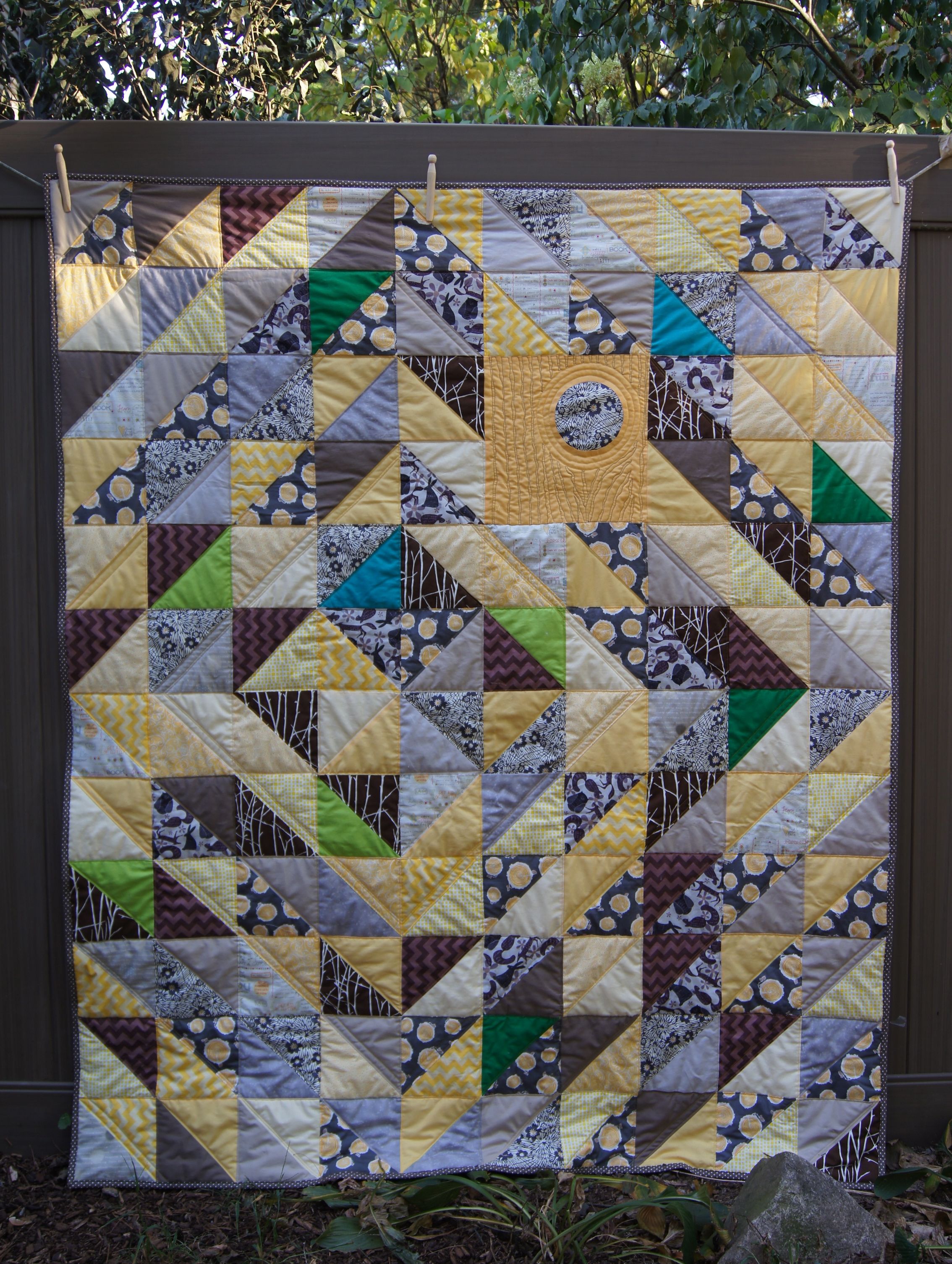 Quilt Half Square triangle tree quilt.jpg