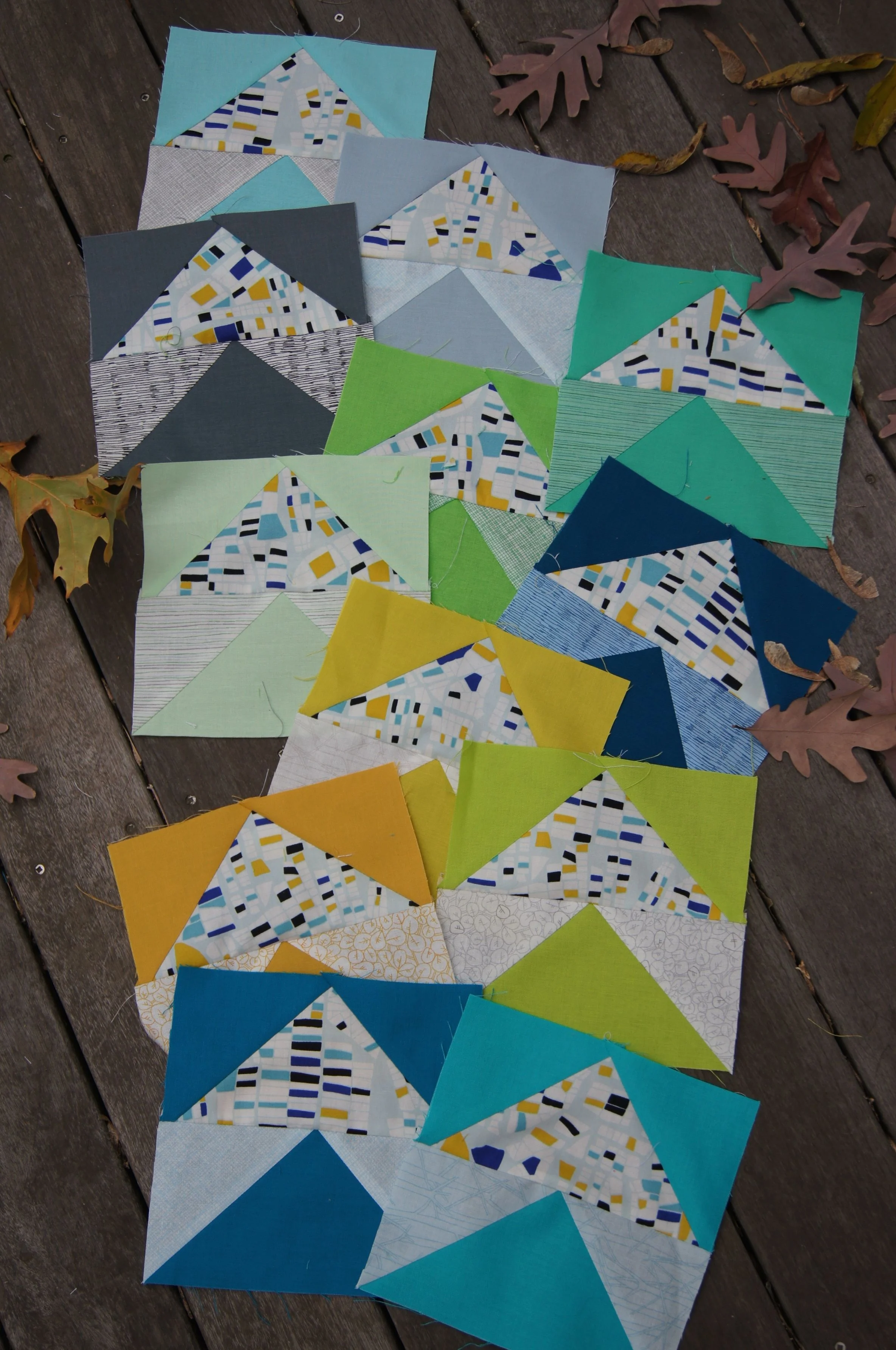 Quilt Modern Flying geese Art Gallery:Kona.jpg