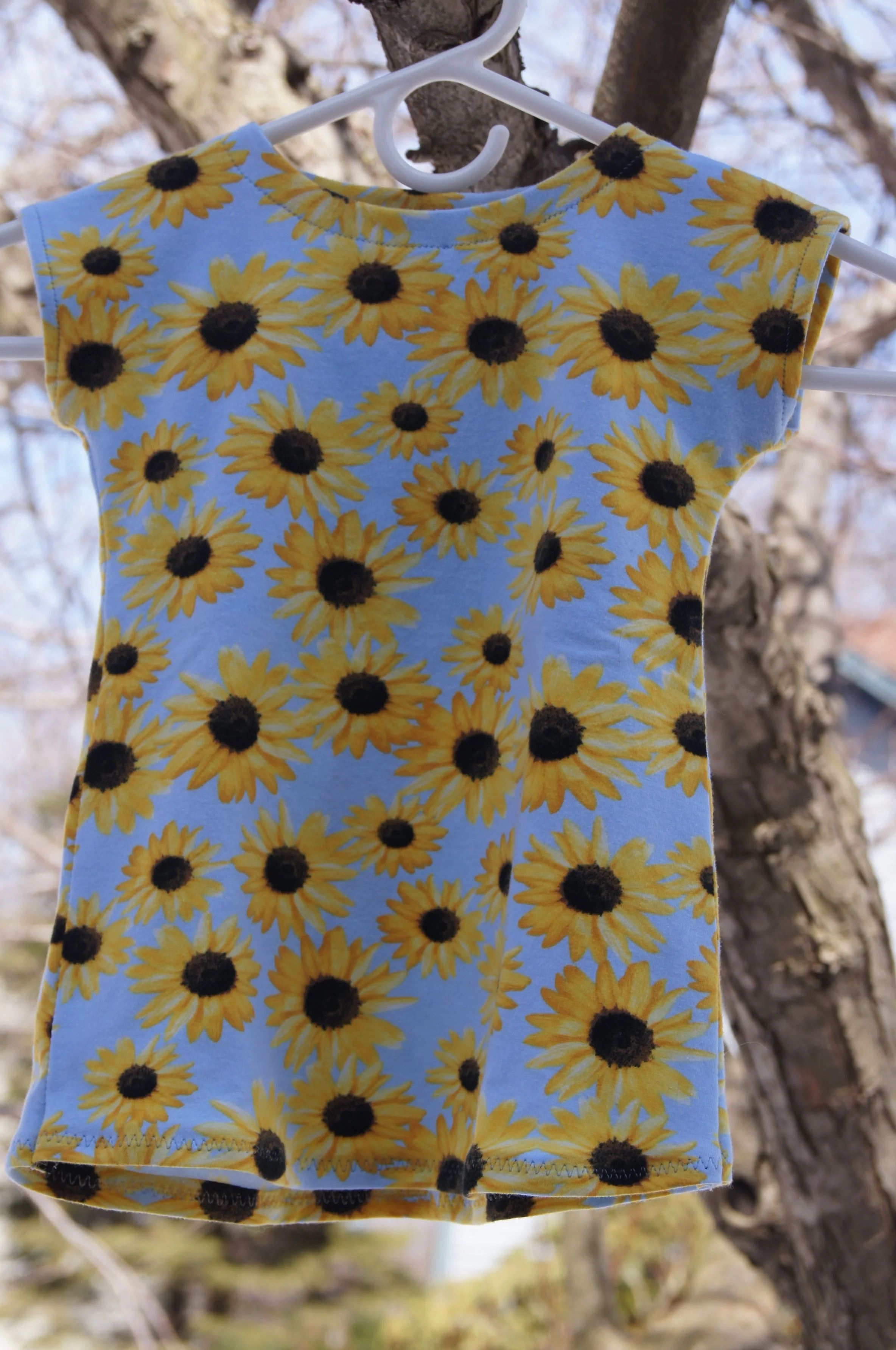 SeeSaw Dress by FishSticksDesigns.com 95%Cotton, 5%Lycra 12 month size