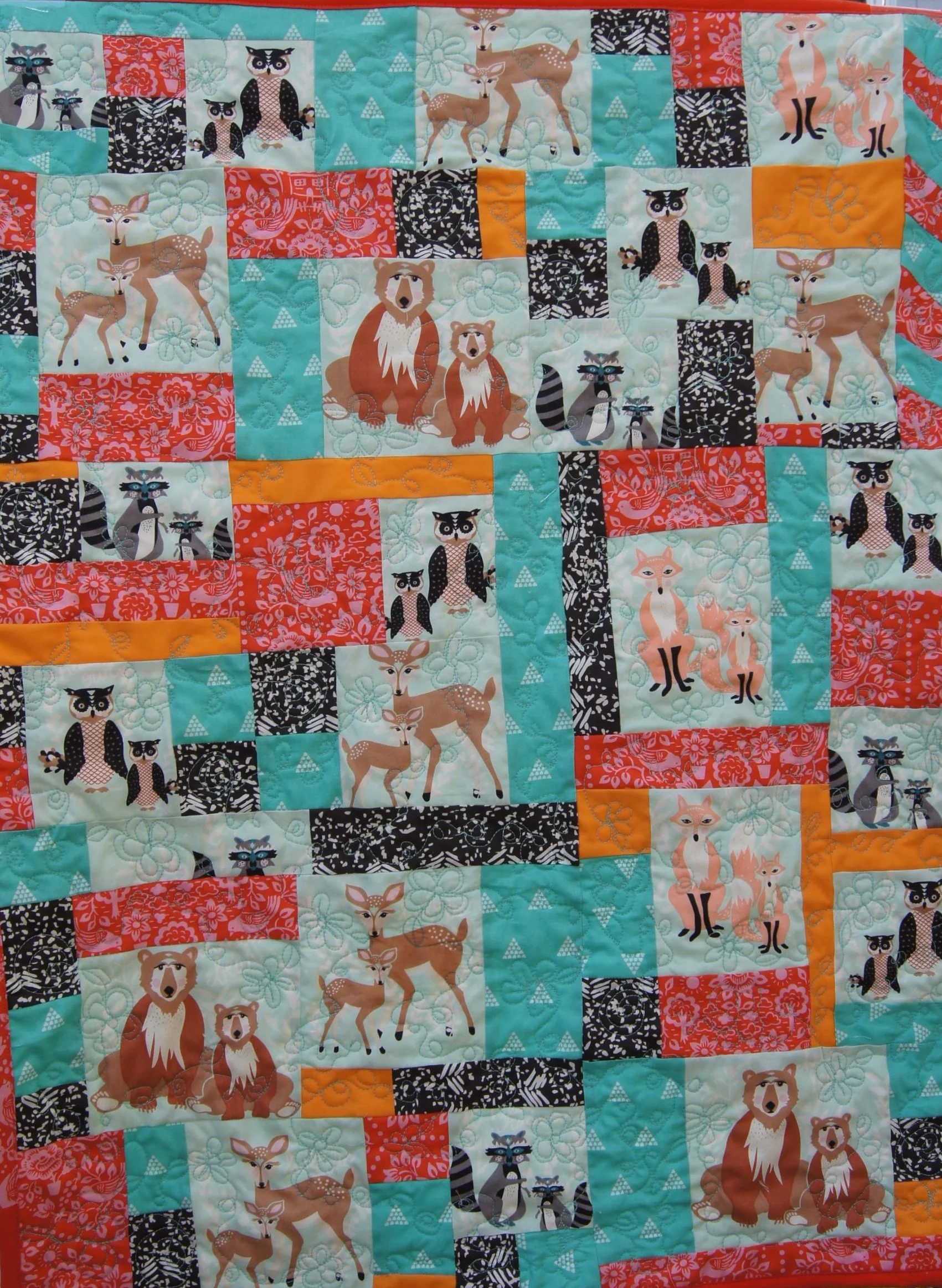 "Woodland Friends" 25x33"