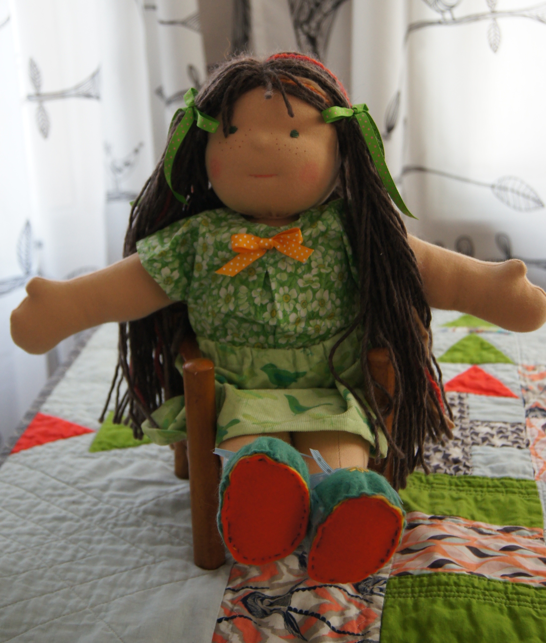 Waldorf Type Dolls : Nellwyn, a Waldorf type doll, my pattern 2015