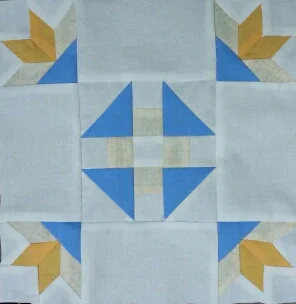 Modern Replica of Tucker Family Heirloom Quilt Block