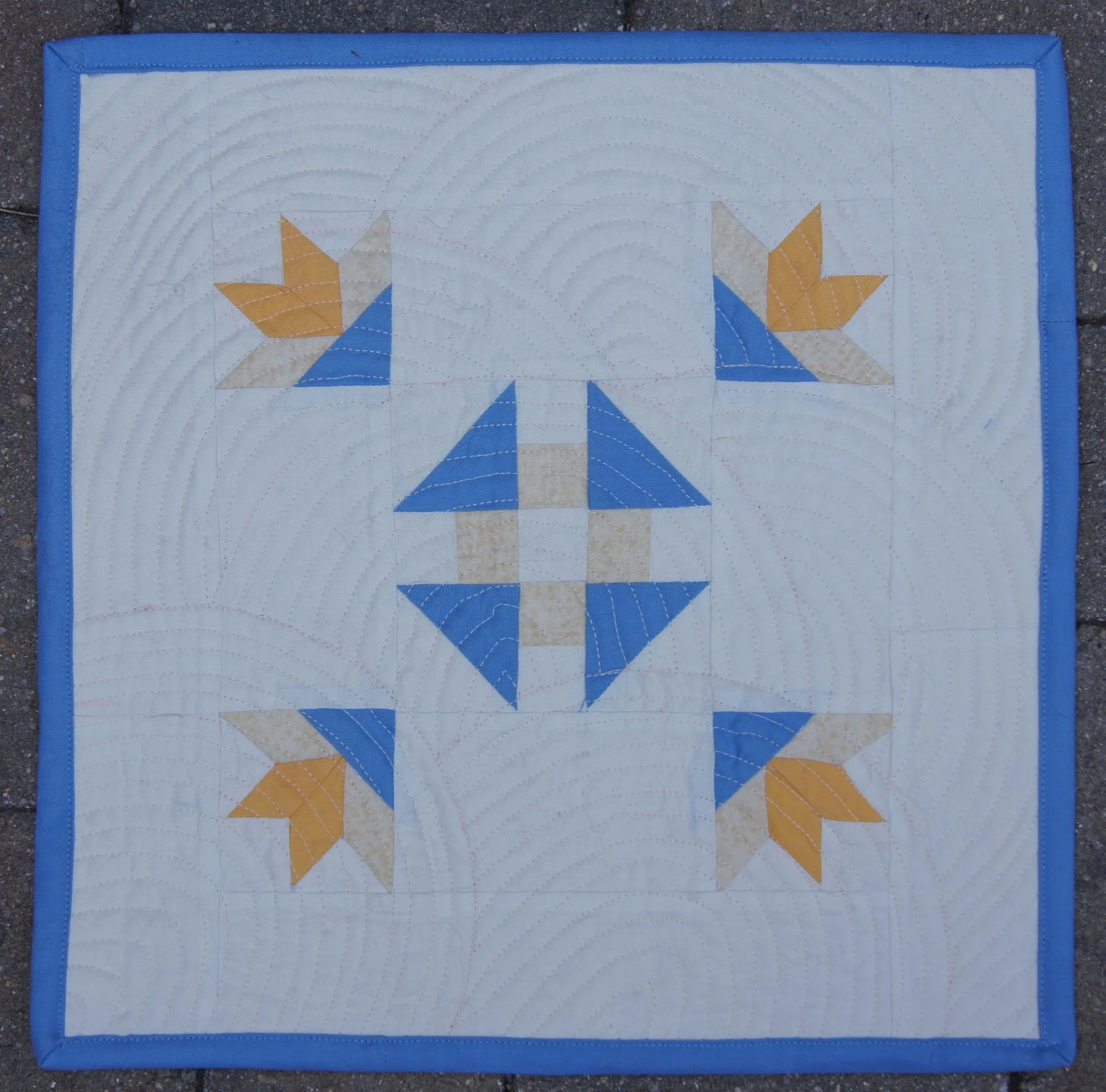 Quilting of Tucker Family Heirloom Block