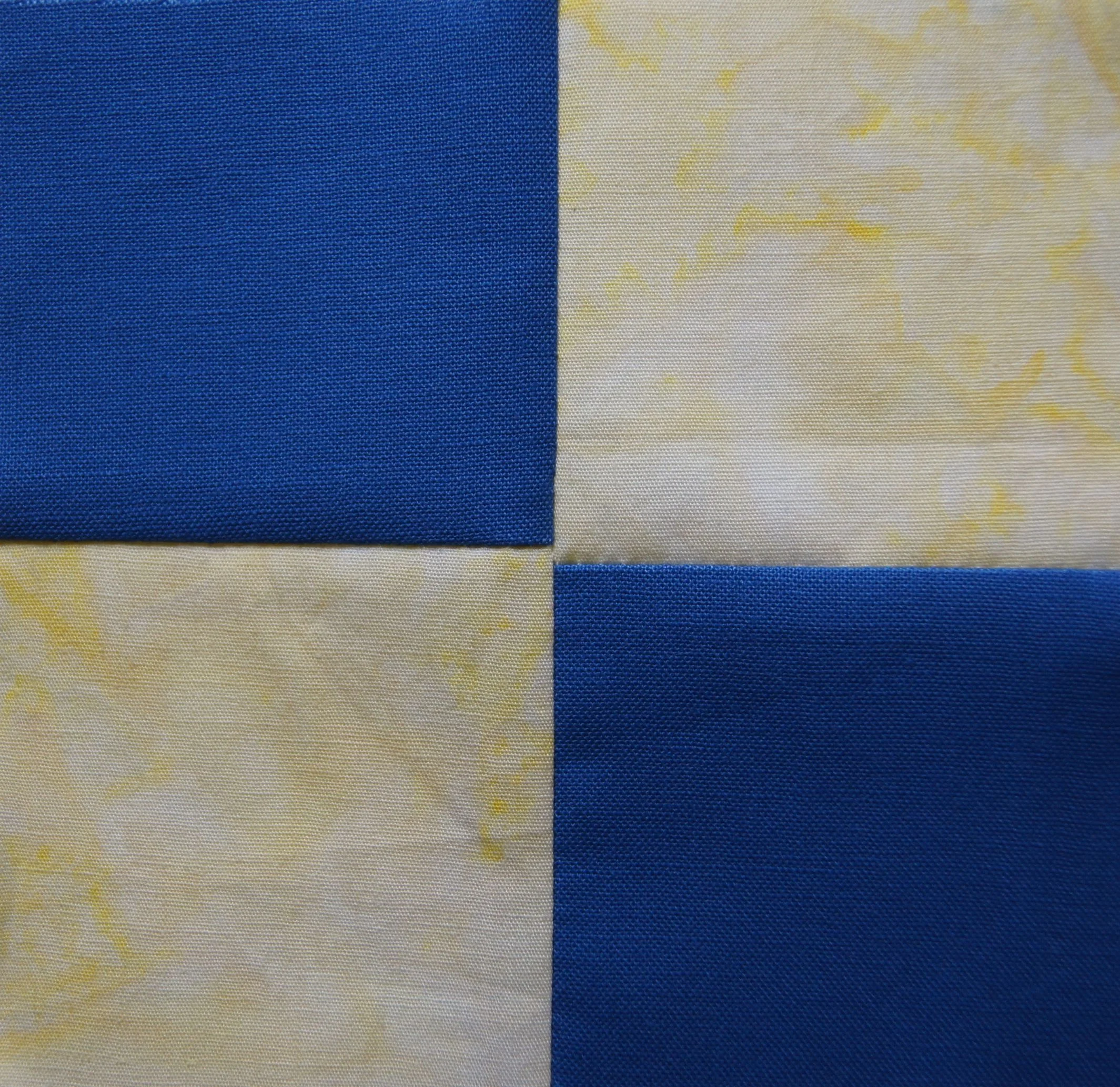 Piecing with one block too small